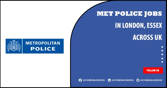 Met Police Jobs Is Currently Open For Professionals | Apply Online Met Police Jobs